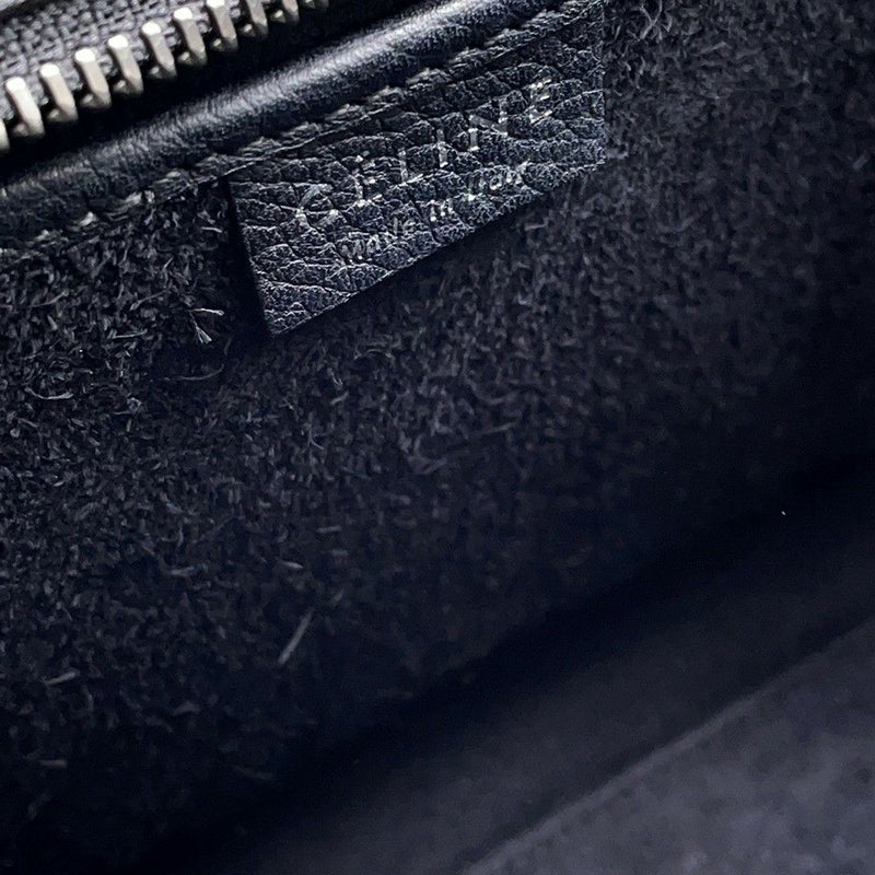 セリーヌ ハンドバッグ ラゲージ ナノショッパー 189243 CELINE バッグ 2wayショルダーバッグ 黒