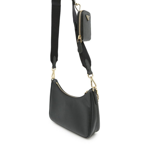 プラダ ショルダーバッグ Re-Edition 2005 Re-Nylon ナイロン 1BH204 PRADA 2wayバッグ 黒
