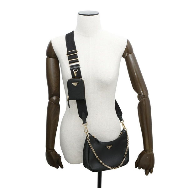 プラダ ショルダーバッグ Re-Edition 2005 Re-Nylon ナイロン 1BH204 PRADA 2wayバッグ 黒