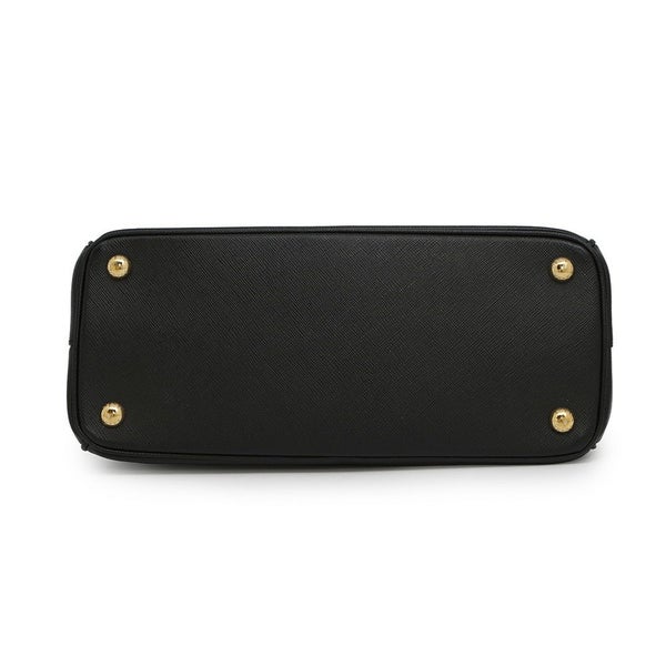 プラダ ハンドバッグ ガレリア サフィアーノレザー ミディアム 1BA863 PRADA 2wayショルダー 黒