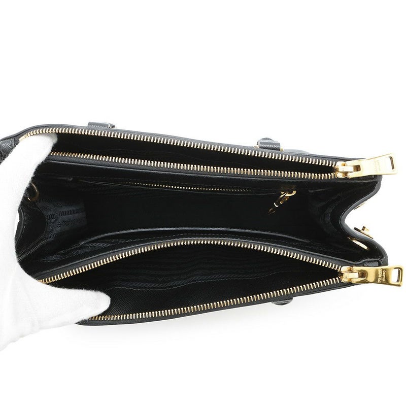 プラダ ハンドバッグ ガレリア サフィアーノレザー ミディアム 1BA863 PRADA 2wayショルダー 黒