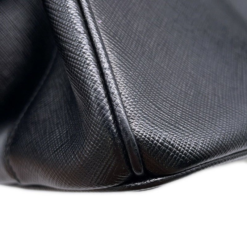 プラダ ハンドバッグ ガレリア サフィアーノレザー ミディアム 1BA863 PRADA 2wayショルダー 黒