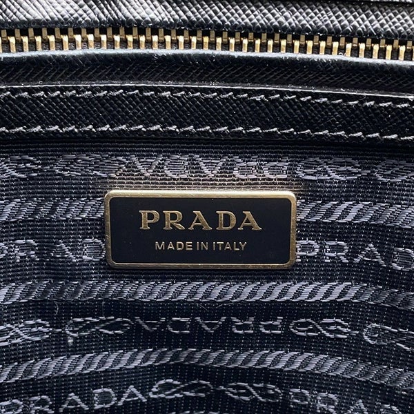 プラダ ハンドバッグ ガレリア サフィアーノレザー ミディアム 1BA863 PRADA 2wayショルダー 黒