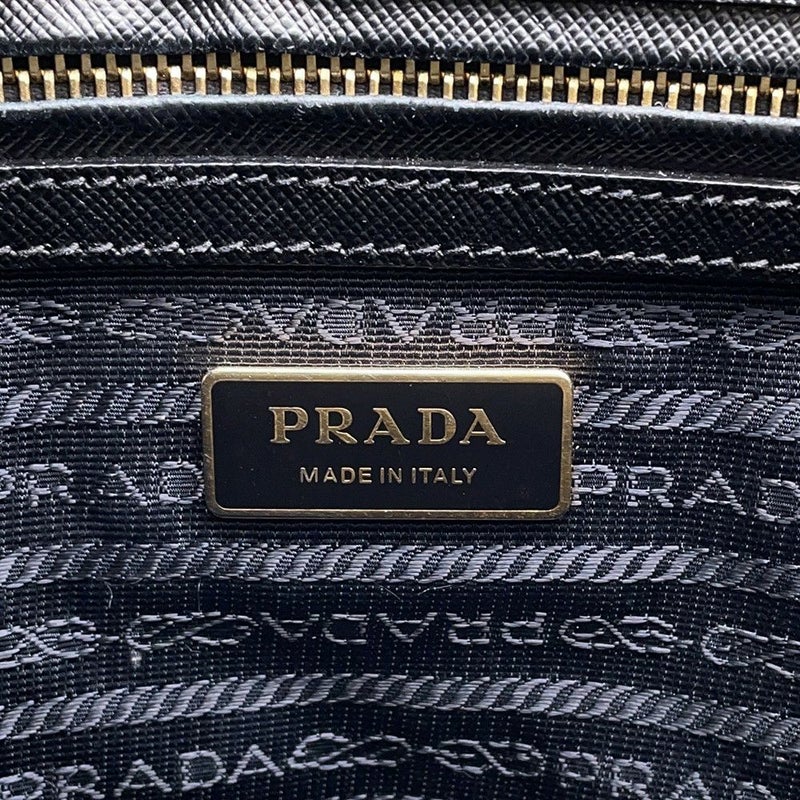 プラダ ハンドバッグ ガレリア サフィアーノレザー ミディアム 1BA863 PRADA 2wayショルダー 黒
