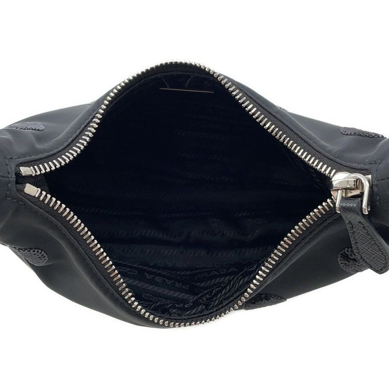 プラダ ショルダーバッグ Re-Edition 2005 Re-Nylon ポルカドット ナイロン スパンコール 1BH204 PRADA 2way 黒