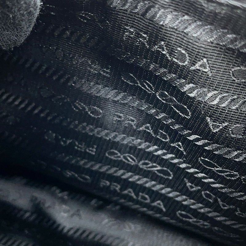 プラダ ショルダーバッグ Re-Edition 2005 Re-Nylon ポルカドット ナイロン スパンコール 1BH204 PRADA 2way 黒
