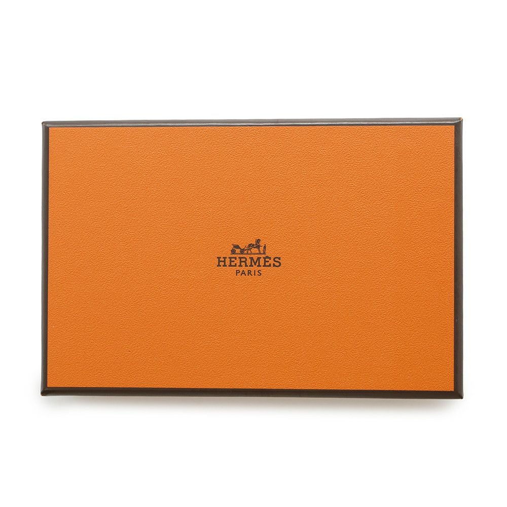 エルメス カードケース カルヴィ エトゥープ エプソン U刻印 HERMES