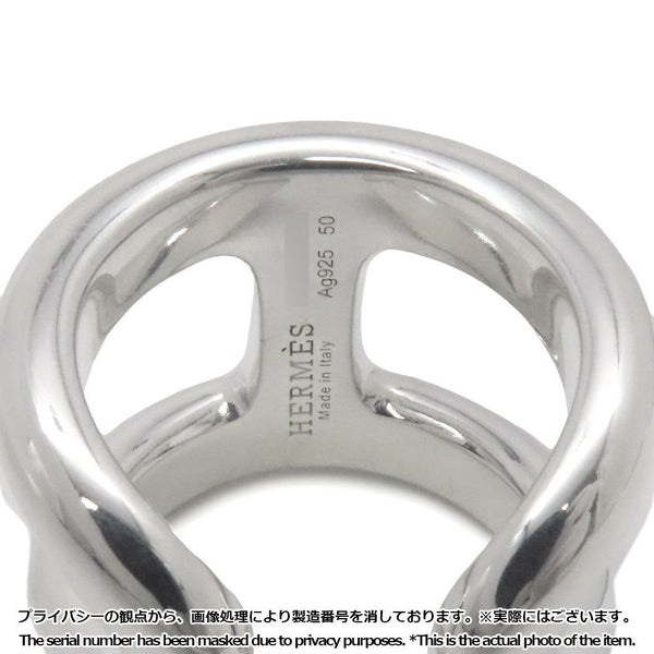 エルメス リング オスモズGM Osmose SV925シルバー リングサイズ50 HERMES ジュエリー 指輪