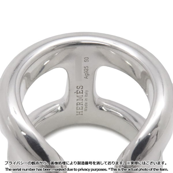 エルメス リング オスモズGM Osmose SV925シルバー リングサイズ50 HERMES ジュエリー 指輪