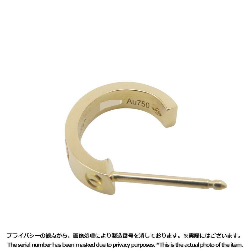 カルティエ ピアス ミニラブ フープ ピアス スモールモデル SM K18YGイエローゴールド B8028800 Cartier