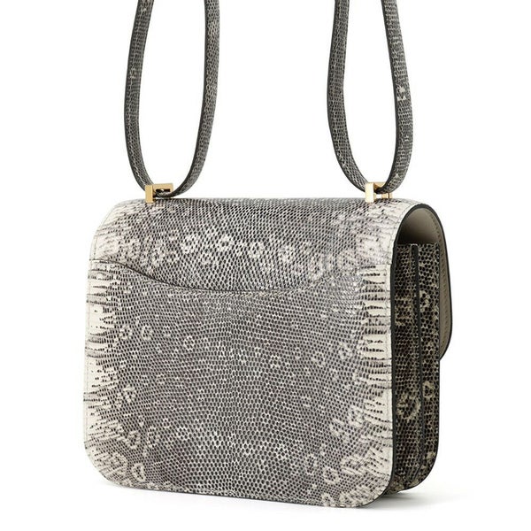 エルメス ミニ コンスタンス3 ミロワール オンブレ/ゴールド金具 リザードナチュラ B刻印