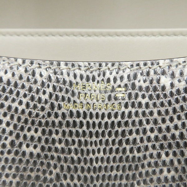 エルメス ミニ コンスタンス3 ミロワール オンブレ/ゴールド金具 リザードナチュラ B刻印