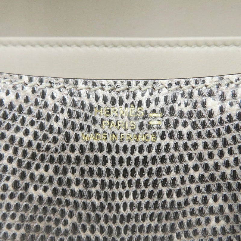 エルメス ミニ コンスタンス3 ミロワール オンブレ/ゴールド金具 リザードナチュラ B刻印