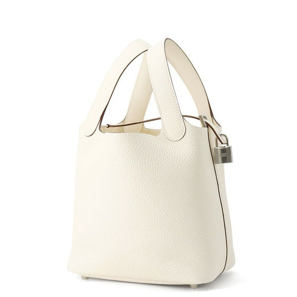 エルメス ハンドバッグ ピコタンロックPM ナタ/シルバー金具 トリヨンクレマンス K刻印 HERMES トートバッグ