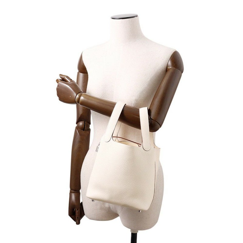 エルメス ハンドバッグ ピコタンロックPM ナタ/シルバー金具 トリヨンクレマンス K刻印 HERMES トートバッグ