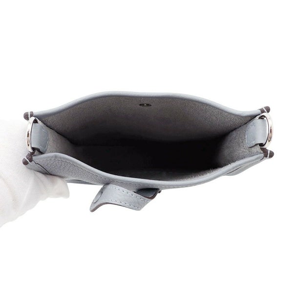 エルメス ショルダーバッグ エブリンTPM 85cm グリパンタン/シルバー金具 トリヨンクレマンス K刻印 HERMES Evelyne