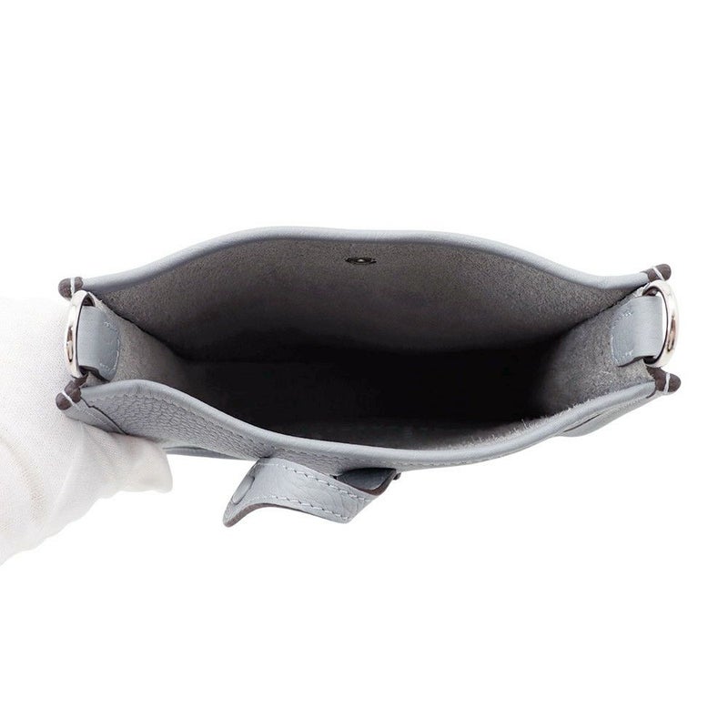 エルメス ショルダーバッグ エブリンTPM 85cm グリパンタン/シルバー金具 トリヨンクレマンス K刻印 HERMES Evelyne