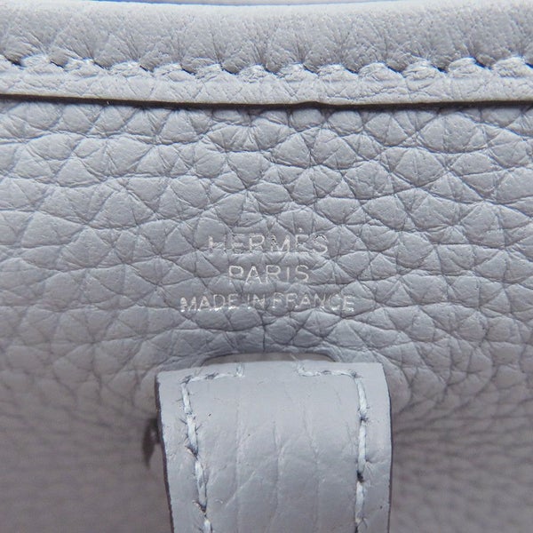 エルメス ショルダーバッグ エブリンTPM 85cm グリパンタン/シルバー金具 トリヨンクレマンス K刻印 HERMES Evelyne
