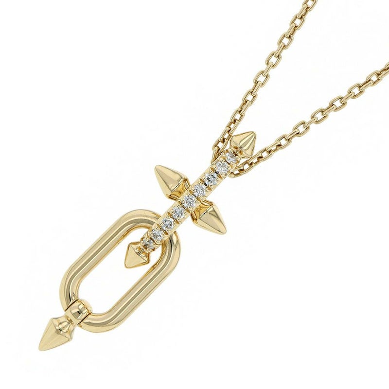 ティファニー ネックレス タイタン by ファレル・ウィリアムス ペンダント ダイヤモンド 計0.24ct K18YGイエローゴールド 73471109