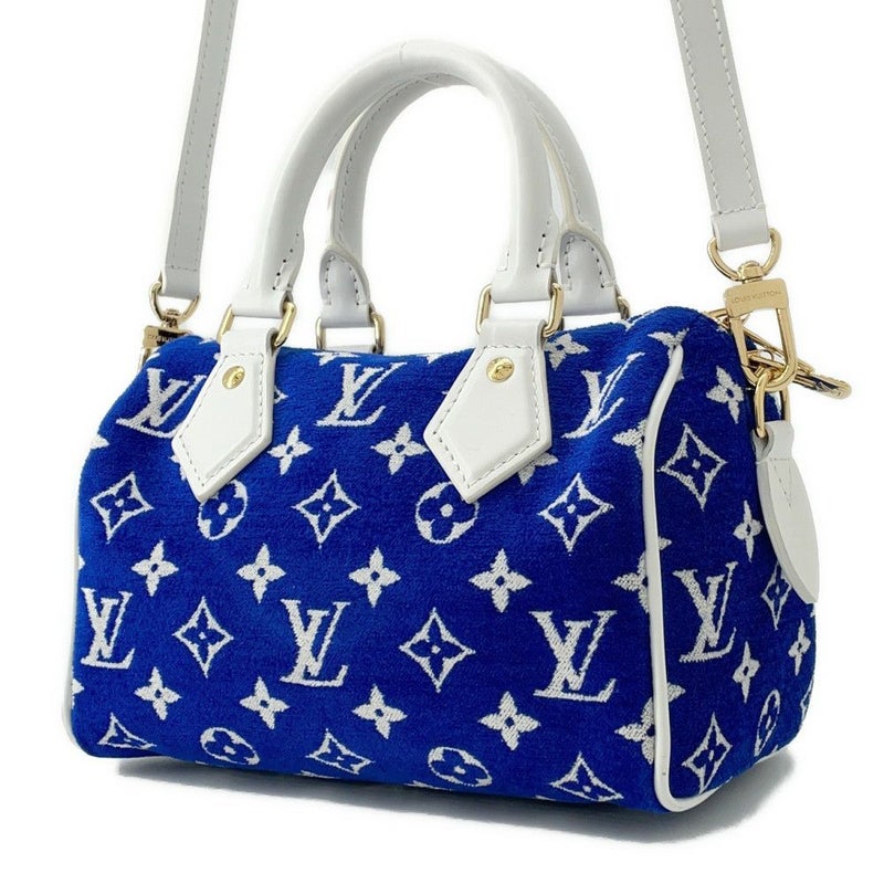 ルイヴィトン ハンドバッグ モノグラム LV マッチ スピーディ・バンドリエール20 M20751 2way 白