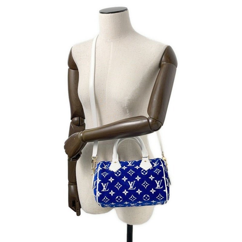 ルイヴィトン ハンドバッグ モノグラム LV マッチ スピーディ・バンドリエール20 M20751 2way 白