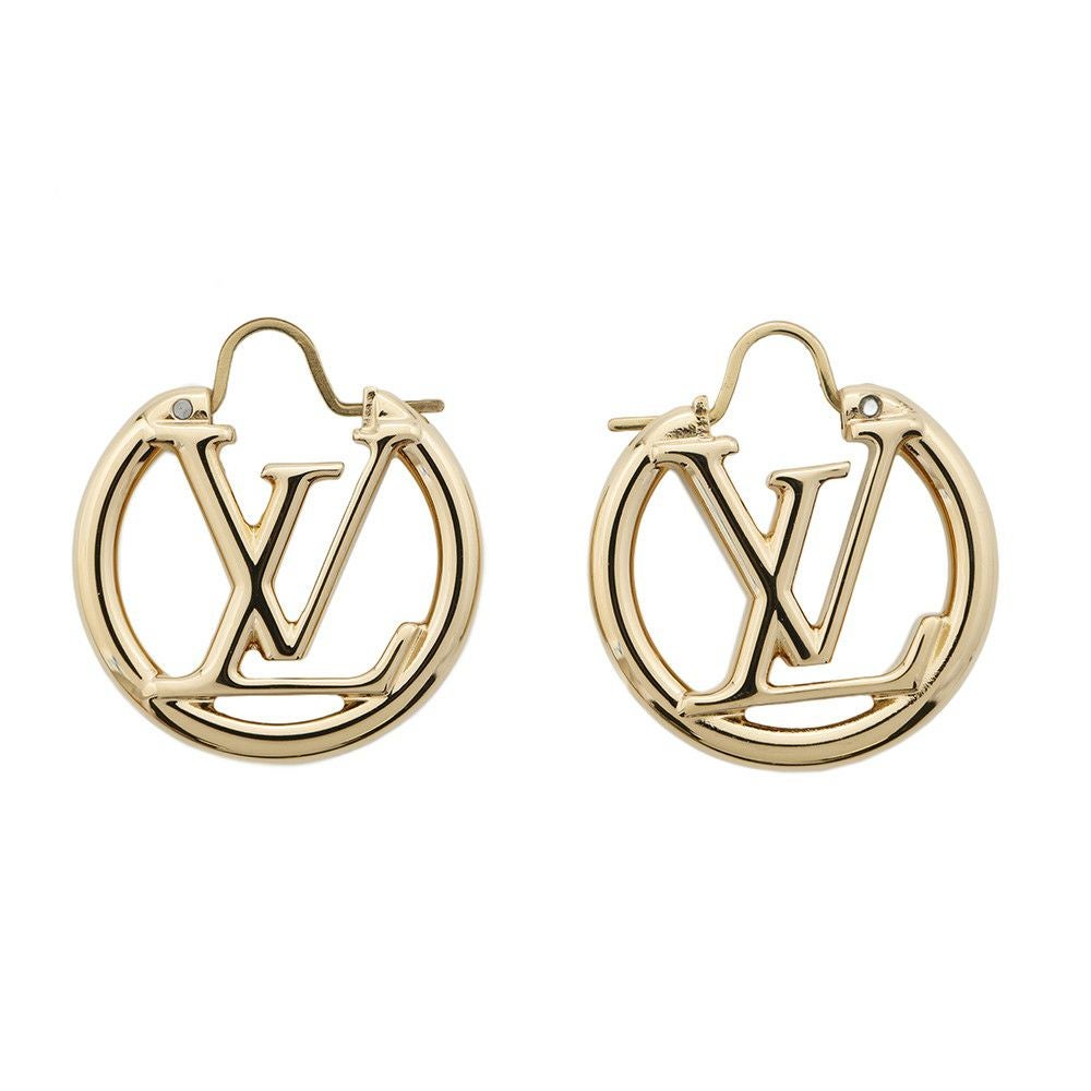 ルイヴィトン ピアス ルイーズ LV サークル メタル M00396 LOUIS