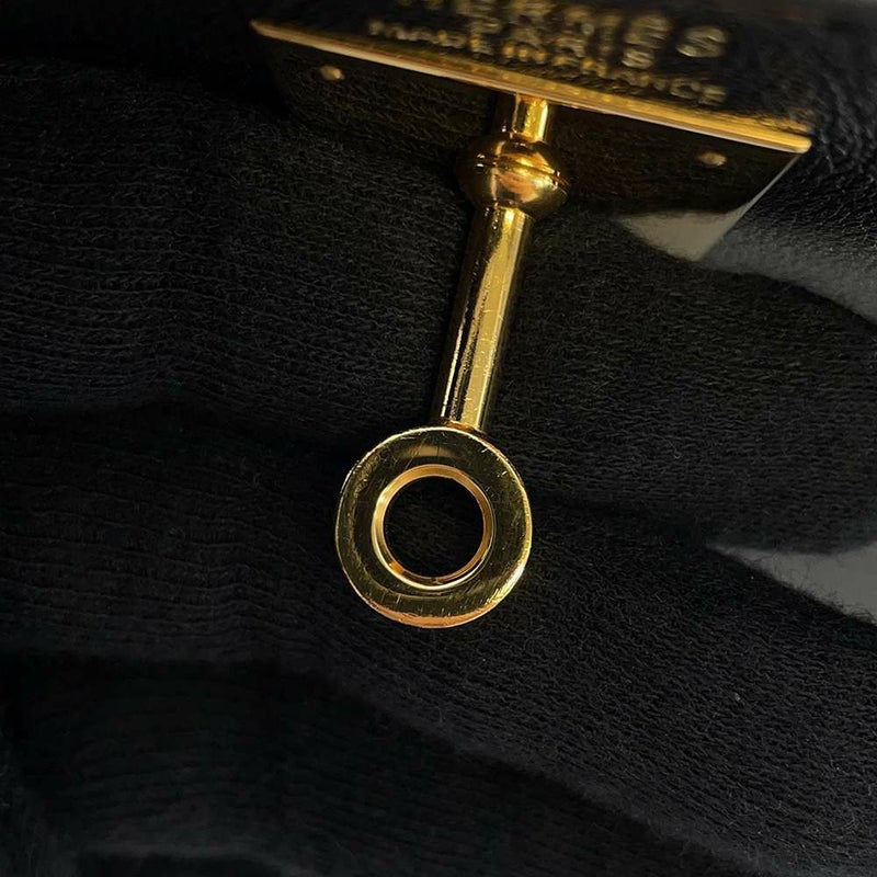 エルメス リュック ケリーアドGM ブラック/ゴールド金具 ヴォーガリバー □A刻印 HERMES 黒