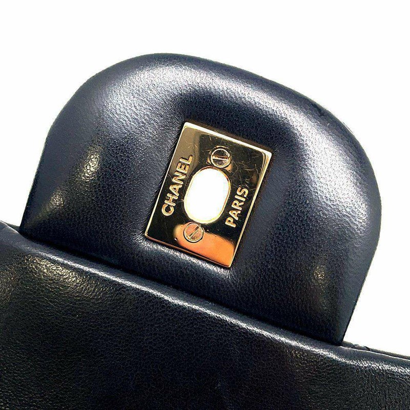 シャネル チェーンショルダーバッグ マトラッセ30 ココマーク ラムスキン A58600 CHANEL 黒