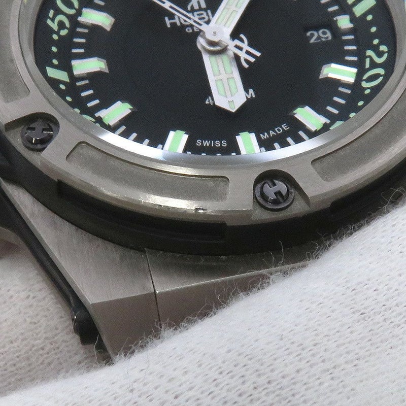 ウブロ キングパワー オーシャノグラフィック 4000 世界1000本限定 731.NX.1190.RX HUBLOT 腕時計 黒文字盤