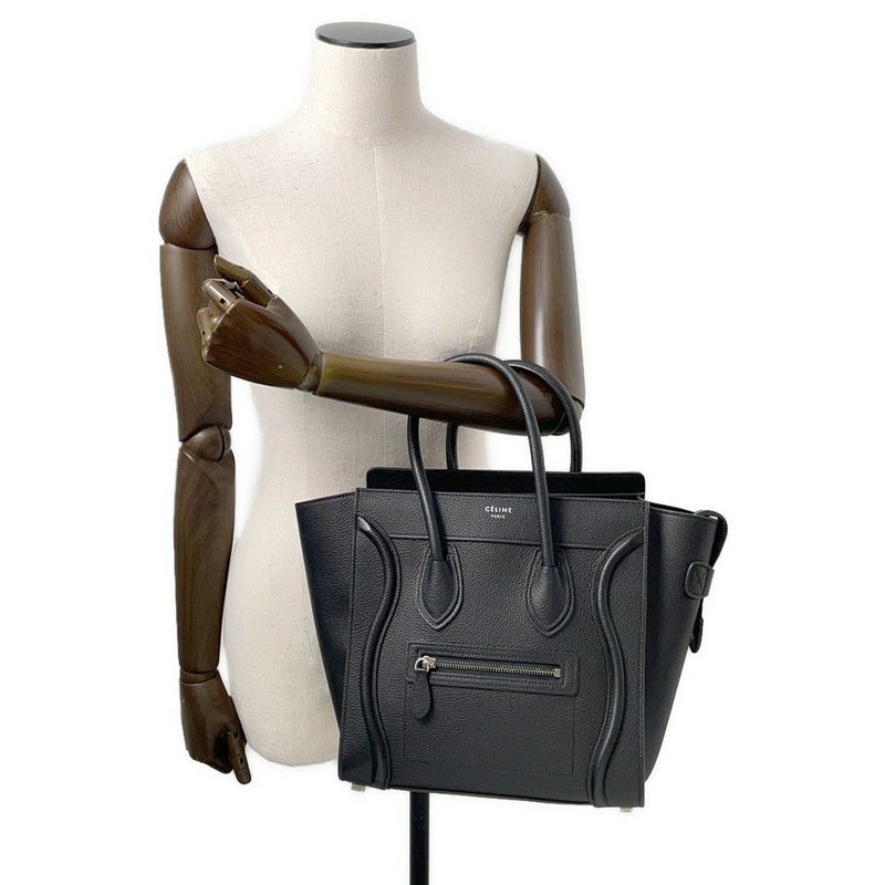 セリーヌ ハンドバッグ ラゲージ マイクロ ショッパー 167793 CELINE 黒