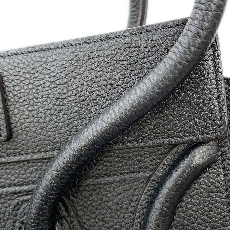 セリーヌ ハンドバッグ ラゲージ マイクロ ショッパー 167793 CELINE 黒