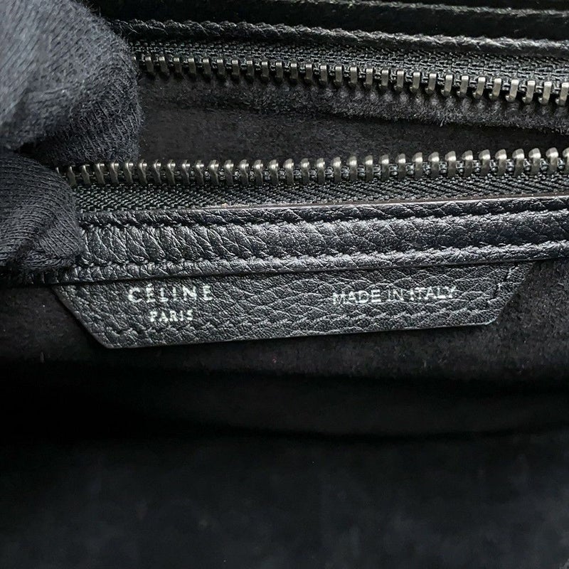 セリーヌ ハンドバッグ ラゲージ マイクロ ショッパー 167793 CELINE 黒