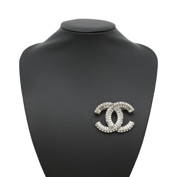 シャネル ブローチ ココマーク ラインストーン A23V A63085 CHANEL アクセサリー