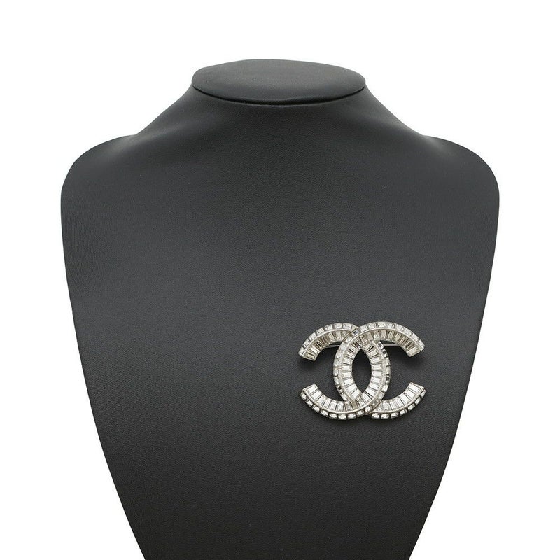 シャネル ブローチ ココマーク ラインストーン A23V A63085 CHANEL アクセサリー