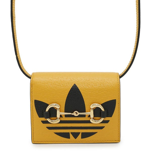 グッチ ショルダーウォレット アディダスコラボ ホースビット レザー 702248 GUCCI adidas 財布