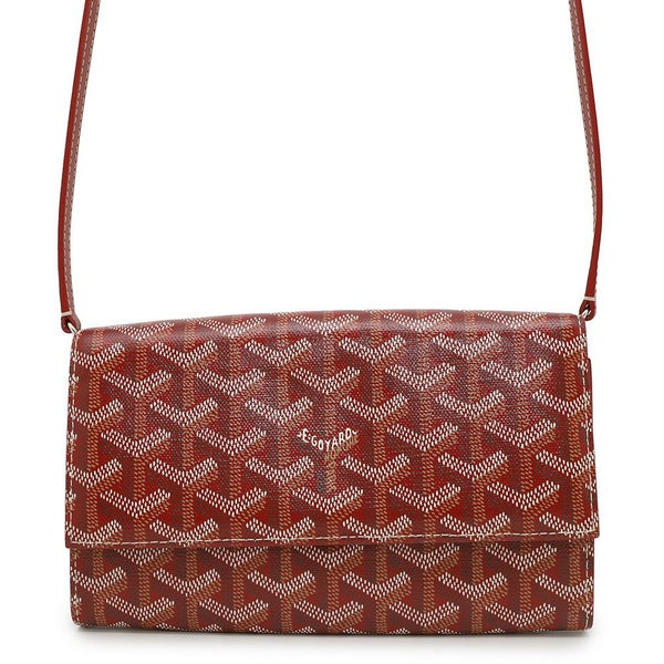 ゴヤール ショルダーウォレット ヴァレンヌレザー PVC GOYARD 財布