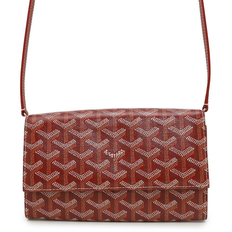 ゴヤール ショルダーウォレット ヴァレンヌレザー PVC GOYARD 財布