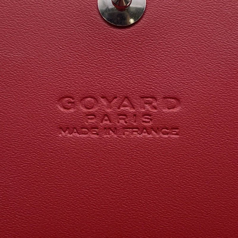 ゴヤール ショルダーウォレット ヴァレンヌレザー PVC GOYARD 財布