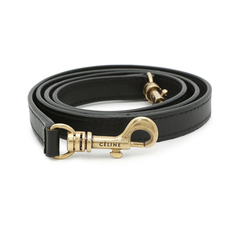 セリーヌ ハンドバッグ ラゲージ ナノショッパー スエード レザー 168243 CELINE 2way 黒