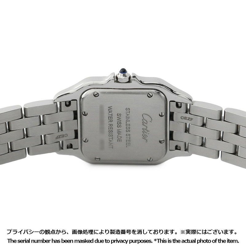 カルティエ パンテール ドゥ カルティエ MM ダイヤベゼル W4PN0008 Cartier 腕時計 シルバー文字盤