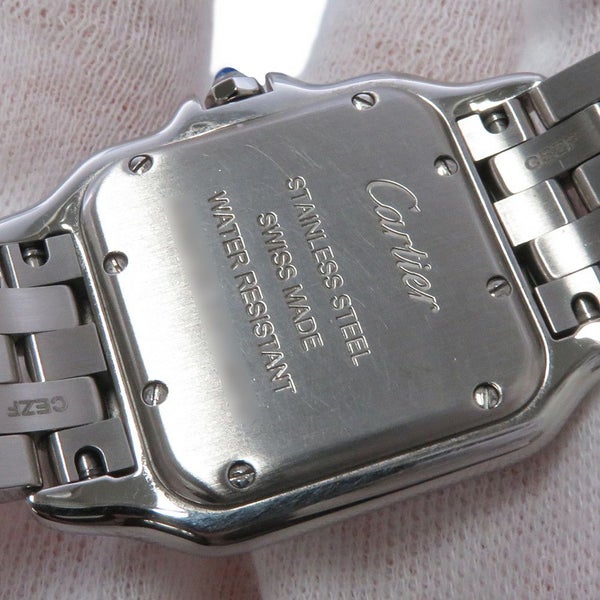 カルティエ パンテール ドゥ カルティエ MM ダイヤベゼル W4PN0008 Cartier 腕時計 シルバー文字盤