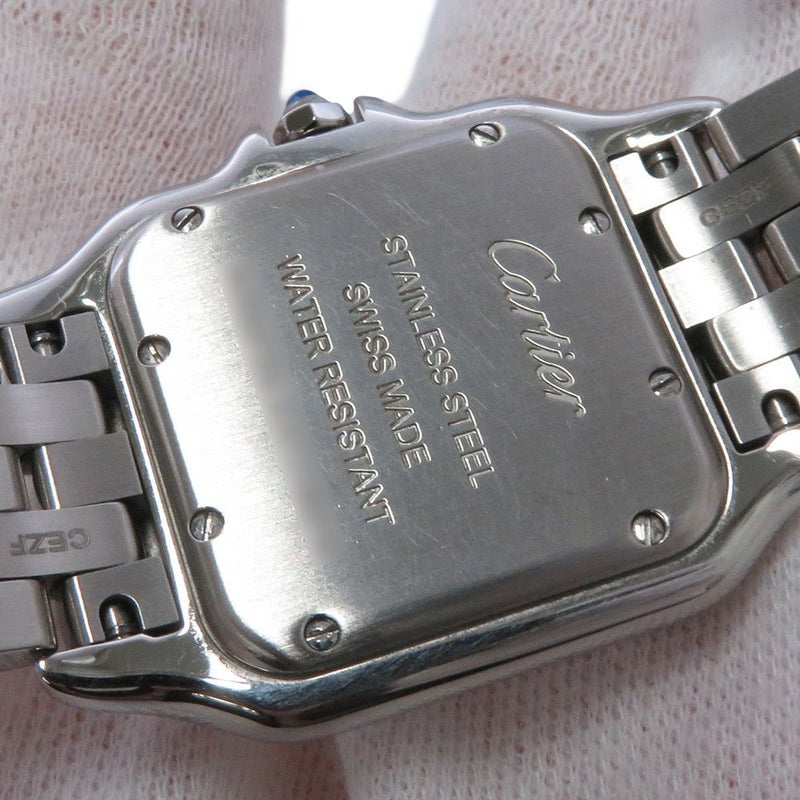カルティエ パンテール ドゥ カルティエ MM ダイヤベゼル W4PN0008 Cartier 腕時計 シルバー文字盤