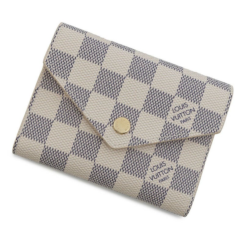 ルイヴィトン 財布 ダミエ・アズール ポルトフォイユ・ヴィクトリーヌ N64022 LOUIS VUITTON ヴィトン 三つ折り財布