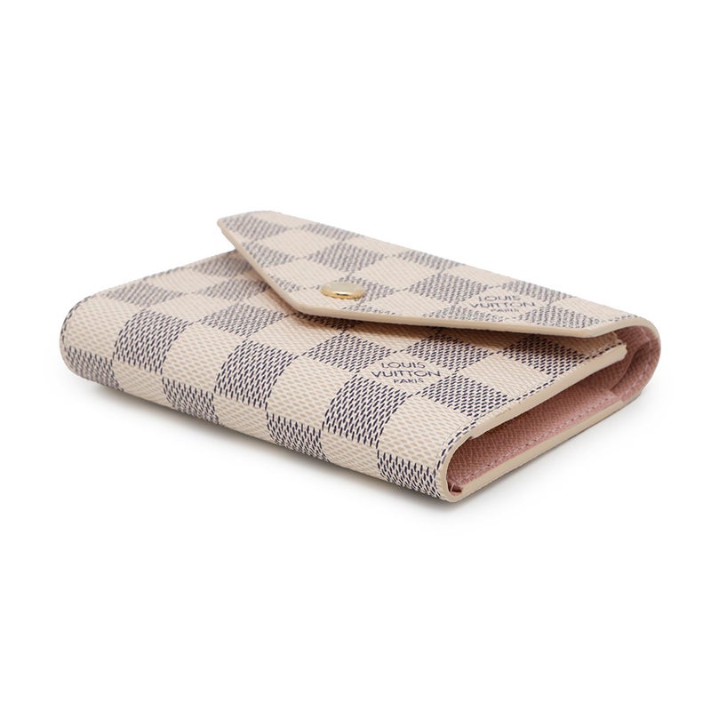 ルイヴィトン 財布 ダミエ・アズール ポルトフォイユ・ヴィクトリーヌ N64022 LOUIS VUITTON ヴィトン 三つ折り財布