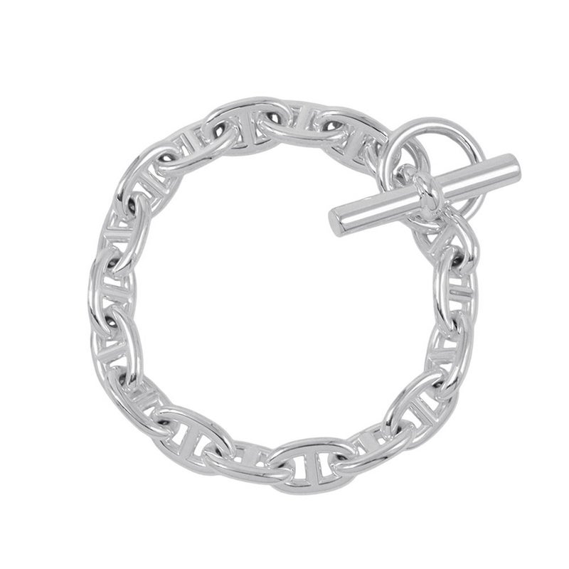 エルメス ブレスレット シェーヌダンクルMM 17コマ SV925シルバー HERMES ジュエリー