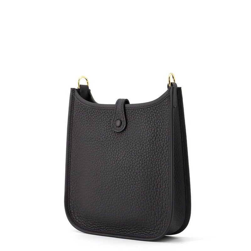 エルメス ショルダーバッグ エブリンTPM 111cm プルノワール/ゴールド金具 トリヨンクレマンス W刻印 HERMES Evelyne