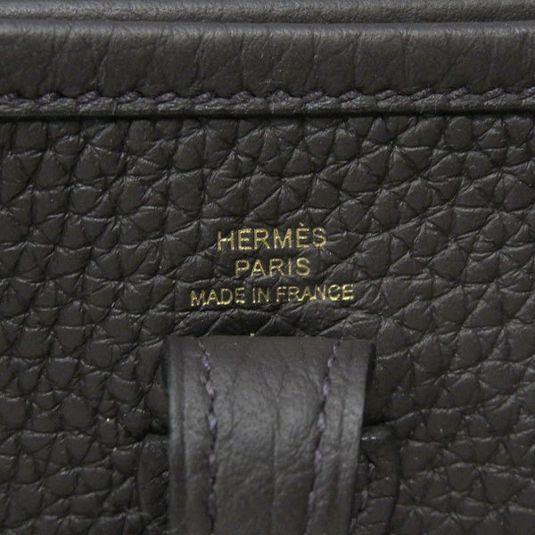 エルメス ショルダーバッグ エブリンTPM 111cm プルノワール/ゴールド金具 トリヨンクレマンス W刻印 HERMES Evelyne