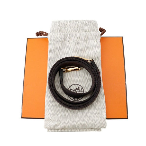 エルメス ショルダーバッグ エブリンTPM 111cm プルノワール/ゴールド金具 トリヨンクレマンス W刻印 HERMES Evelyne