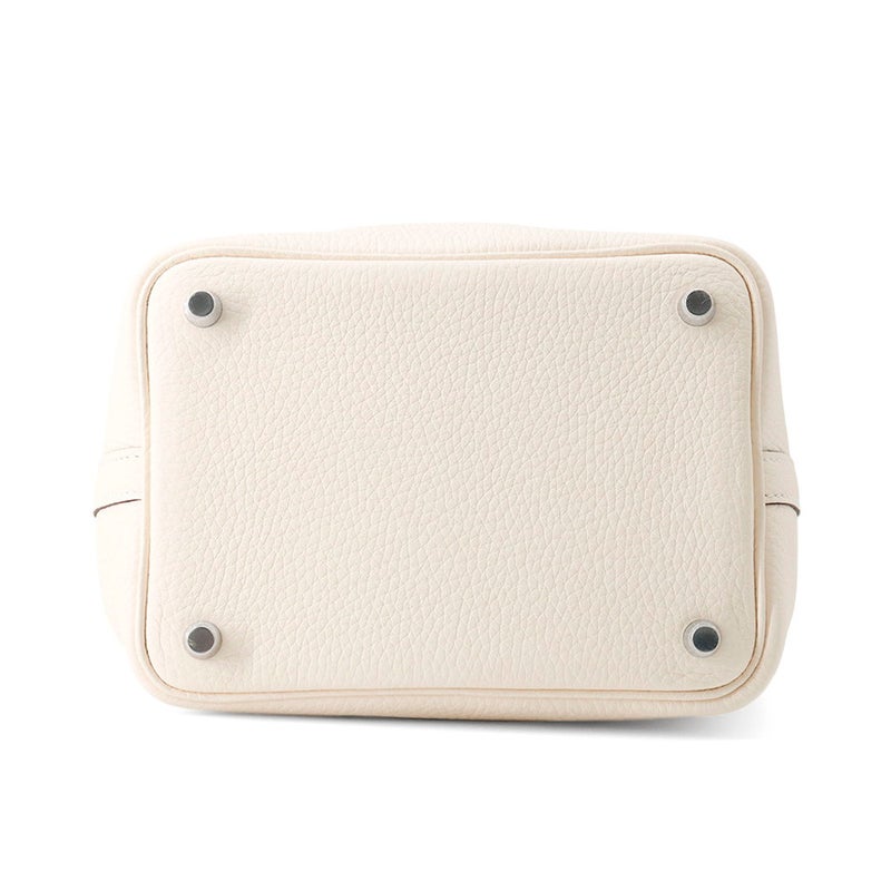 エルメス ハンドバッグ ピコタンロックPM ナタ/シルバー金具 トリヨンクレマンス K刻印 HERMES トートバッグ