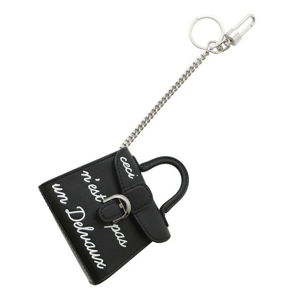 デルボー バッグチャーム ブリヨン Delvaux チャーム キーホルダー デルヴォー黒